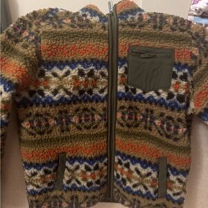 Old Navy Cozy Multicolor Kids Sherpa Jacket